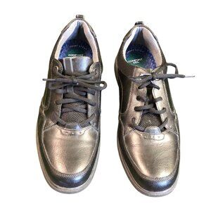 Nun Bush Mens Kore Sneakers Size 12XW Performance Casual Lace Up Metallic Black
